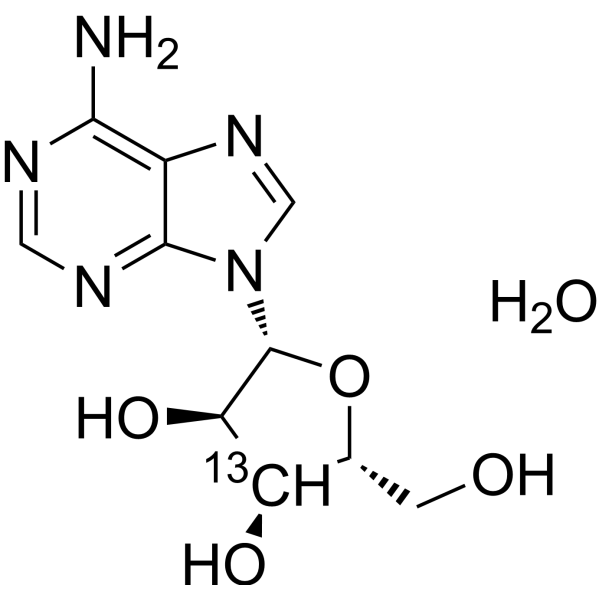 Adenosine:H20-13C